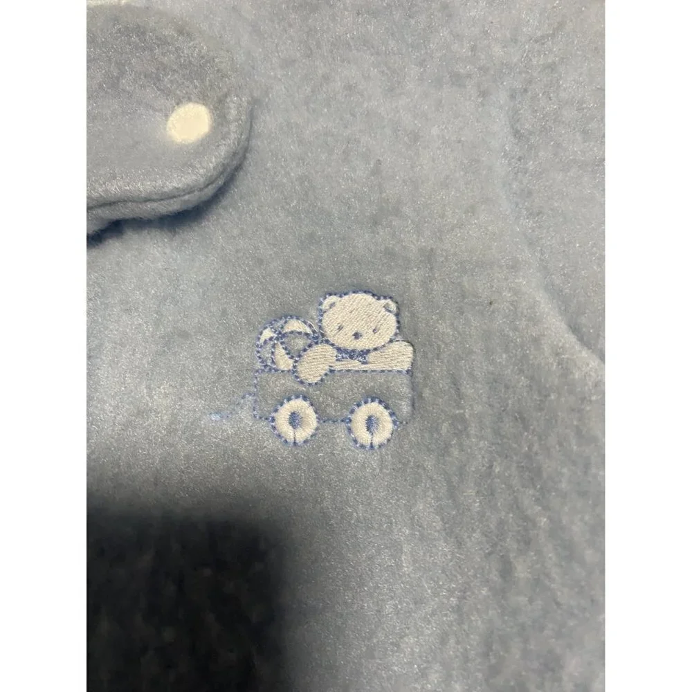 Vintage Baby Cozy Hooded Onesie Footed Pajamas